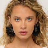 Coral Reef Fringe Earrings