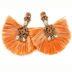 Coral Reef Fringe Earrings