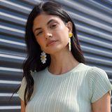 Daisy Days Beaded Earrings