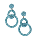 Day Dreamer Circle Beaded Earrings