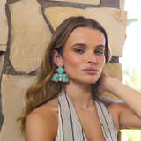 Dig Deep Statement Earrings – Lightweight Flower Power