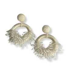 Hope Floats Seed Bead Earrings
