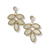 Limitless Beaded Leaf Statement Earrings