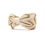 Zig Zag Crinkle Satin Headband