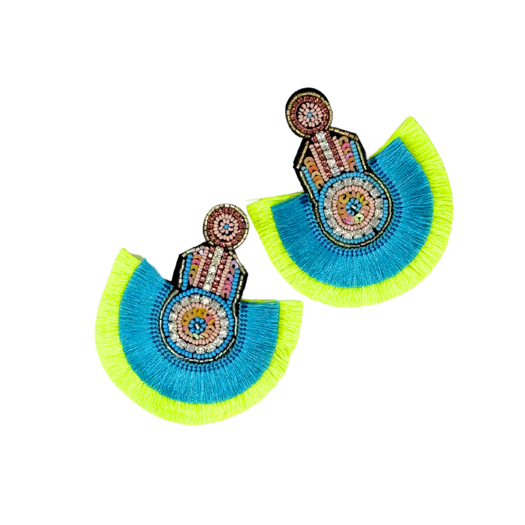 Risk Taker Fringe Statement Earring