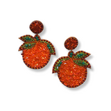 Squeeze The Day Orange Earrings