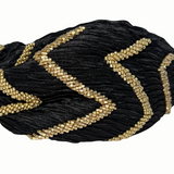 Zig Zag Crinkle Satin Headband