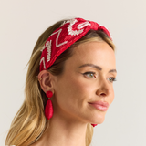 Zig Zag Crinkle Satin Headband