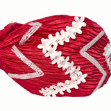 Zig Zag Crinkle Satin Headband