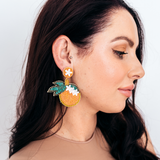 Peach of My Heart Earrings