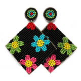 70's Flower Statement Earring