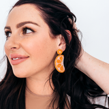 Vitamin C Orange Slice Earrings