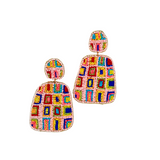 Cool Confidence Beaded Earrings