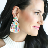 Cool Confidence Beaded Earrings