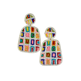 Cool Confidence Beaded Earrings