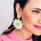 Daisy Days Beaded Earrings