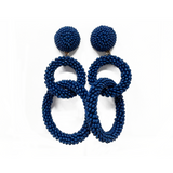 Day Dreamer Circle Beaded Earrings