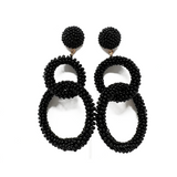 Day Dreamer Circle Beaded Earrings