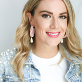 Drops of Beauty Beaded Hoop Earrings