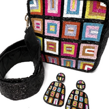 Confident Courage Beaded Square Bag