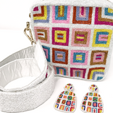 Confident Courage Beaded Square Bag