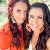 Multi Color Fringe Statement Earrings