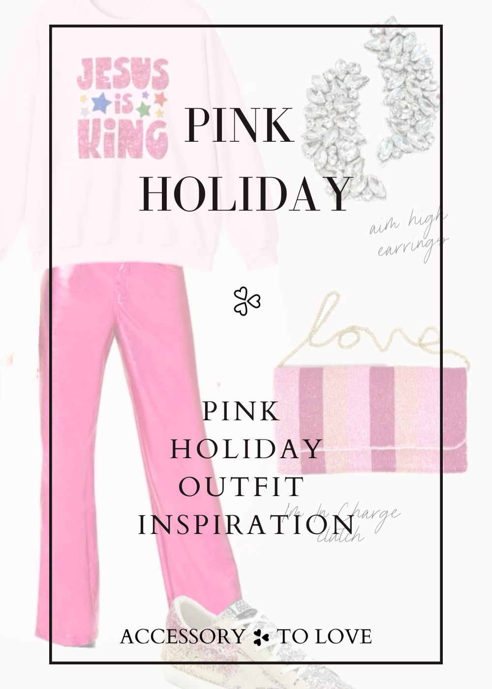 2 Pink Holiday Outfit Ideas