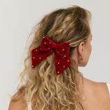 No Competition Velvet Hair Bow