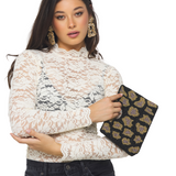 Be Loud Leopard Clutch