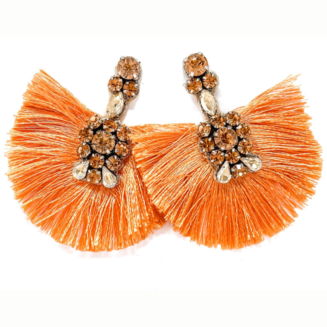 Coral Reef Fringe Earrings