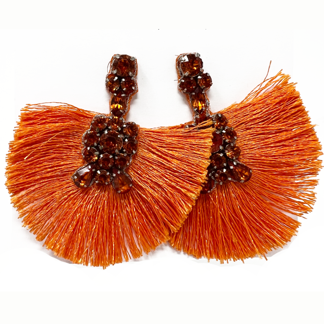 Coral Reef Fringe Earrings