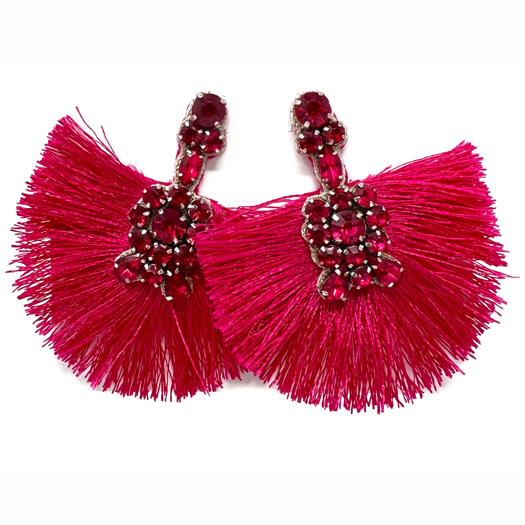 Coral Reef Fringe Earrings