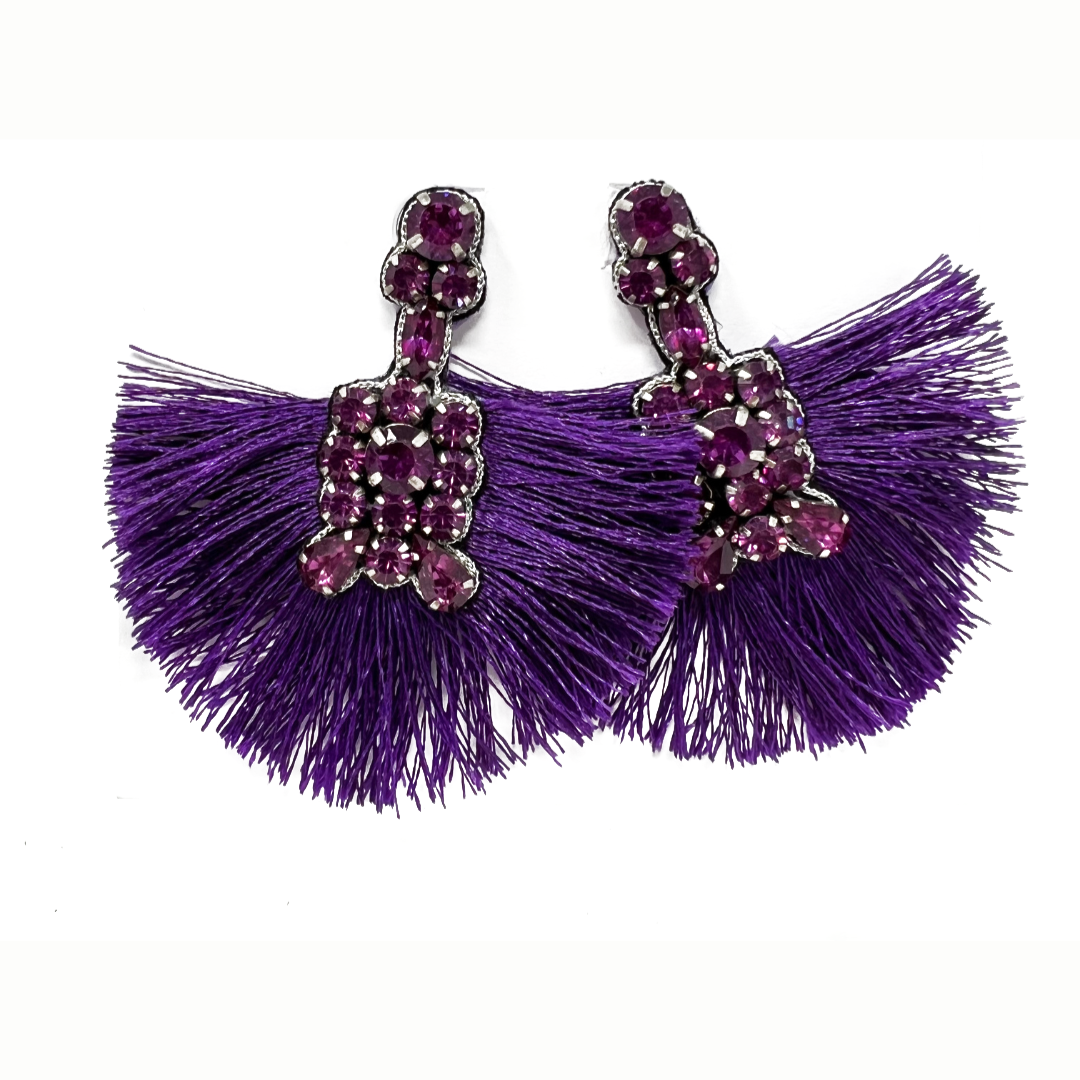 Coral Reef Fringe Earrings
