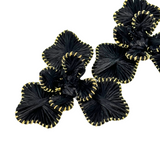 Dig Deep Raffia Flower Statement Earrings