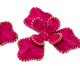 Dig Deep Raffia Flower Statement Earrings