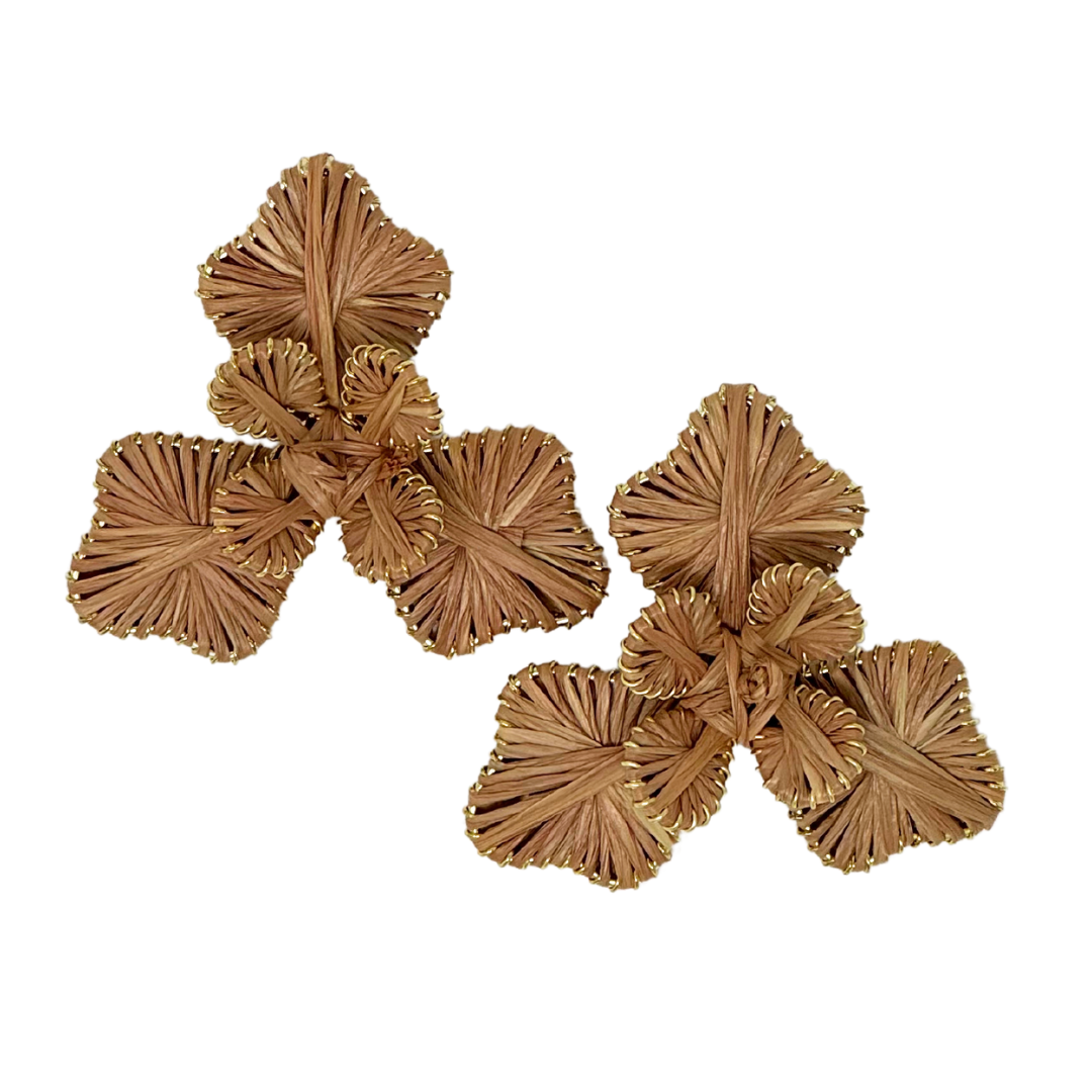 Dig Deep Statement Earrings – Lightweight Flower Power