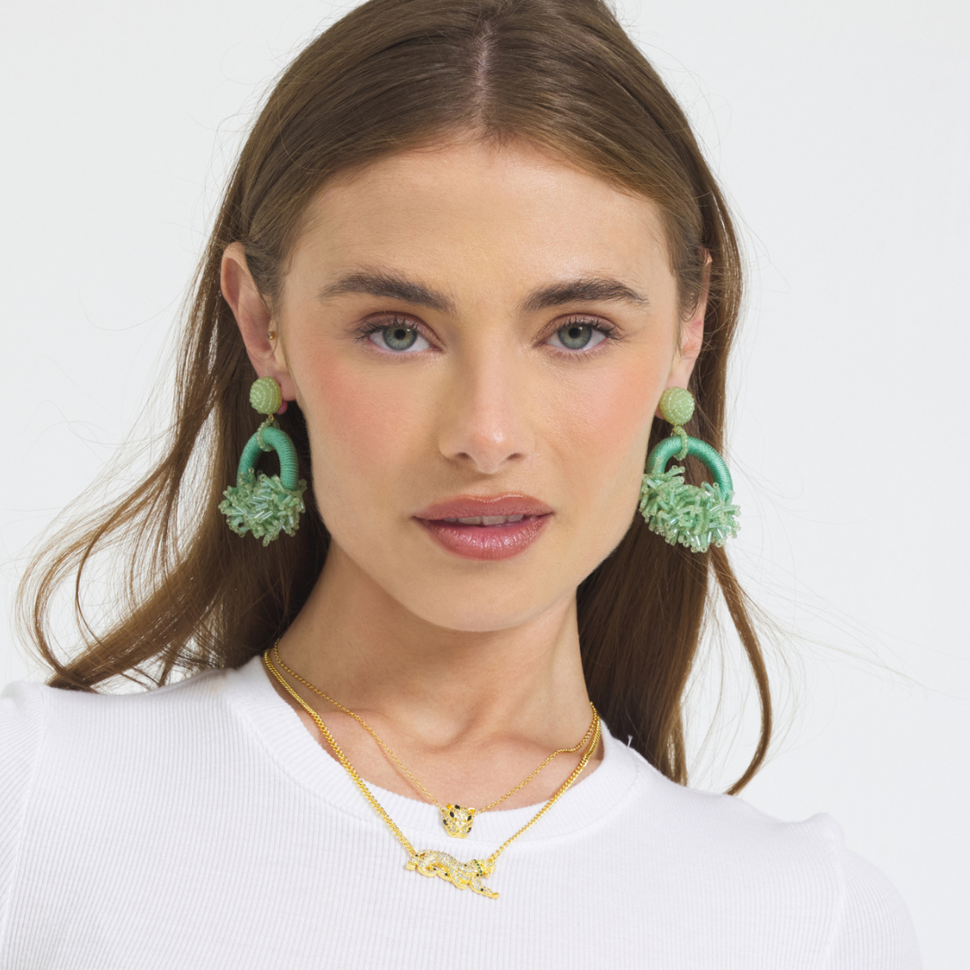 Hope Floats Seed Bead Earrings