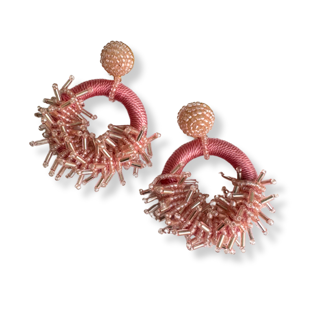 Hope Floats Seed Bead Earrings
