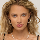 It Girl Pearl Hoop Earrings