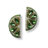 Slice of Life Lime Earrings