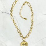 Next Chapter Large Heart Chain Necklace