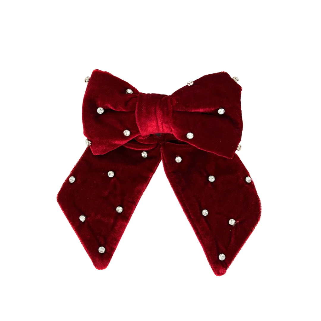 No Competition Velvet Hair Bow