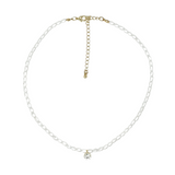 Selected Diamond Pearl Necklace