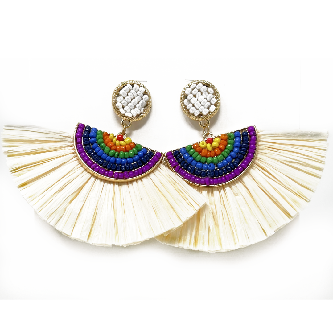 Make a Rainbow Statement Earrings