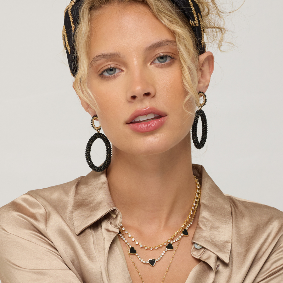 Seed Bead jewelry- layering necklaces, comfortable embellished headbands