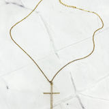 Blessed Layering Large Cross Necklace