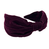 Deep Purple Velvet headband