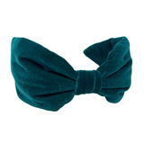 Dark Teal Velvet headband