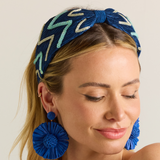 Zig Zag Crinkle Satin Headband