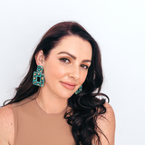 Leopard Twist Earrings
